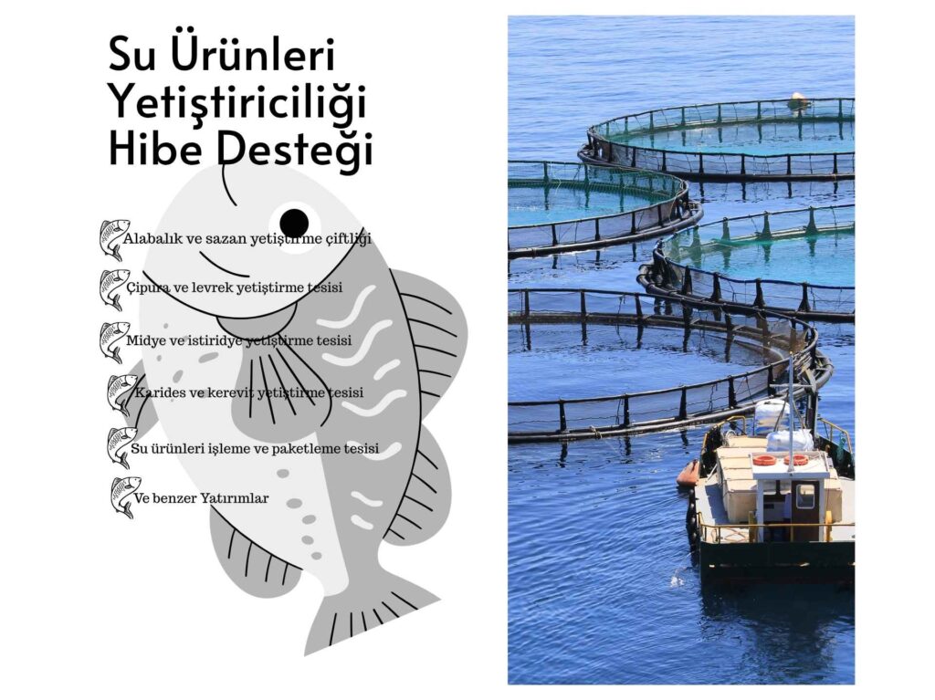 Balik ciftligi destekleri