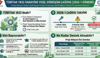 Tübitak 1832 Sanayide yeşil dönüşüm desteği
