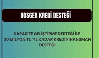 kosgeb kredi desteği