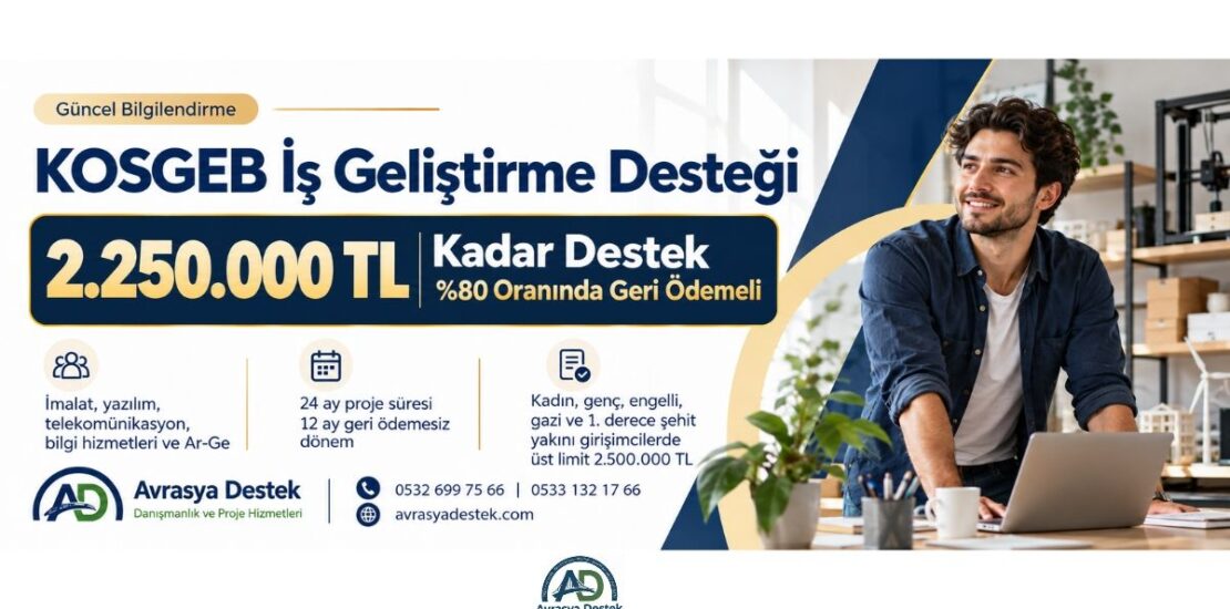 KOSGEB İş Geliştirme Desteği